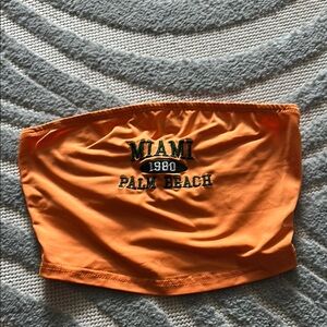 Orange Miami Palm Beach TubeTop
